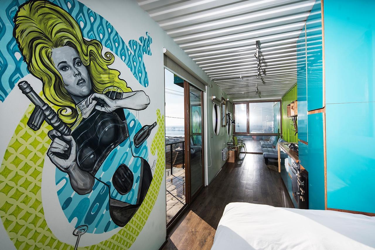 Hotel Winebox Valparaiso Bagian luar foto