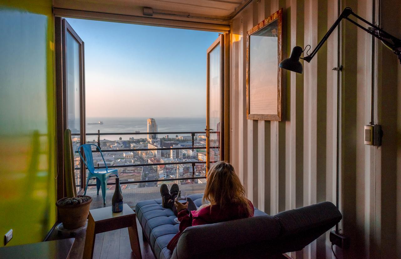 Hotel Winebox Valparaiso Bagian luar foto