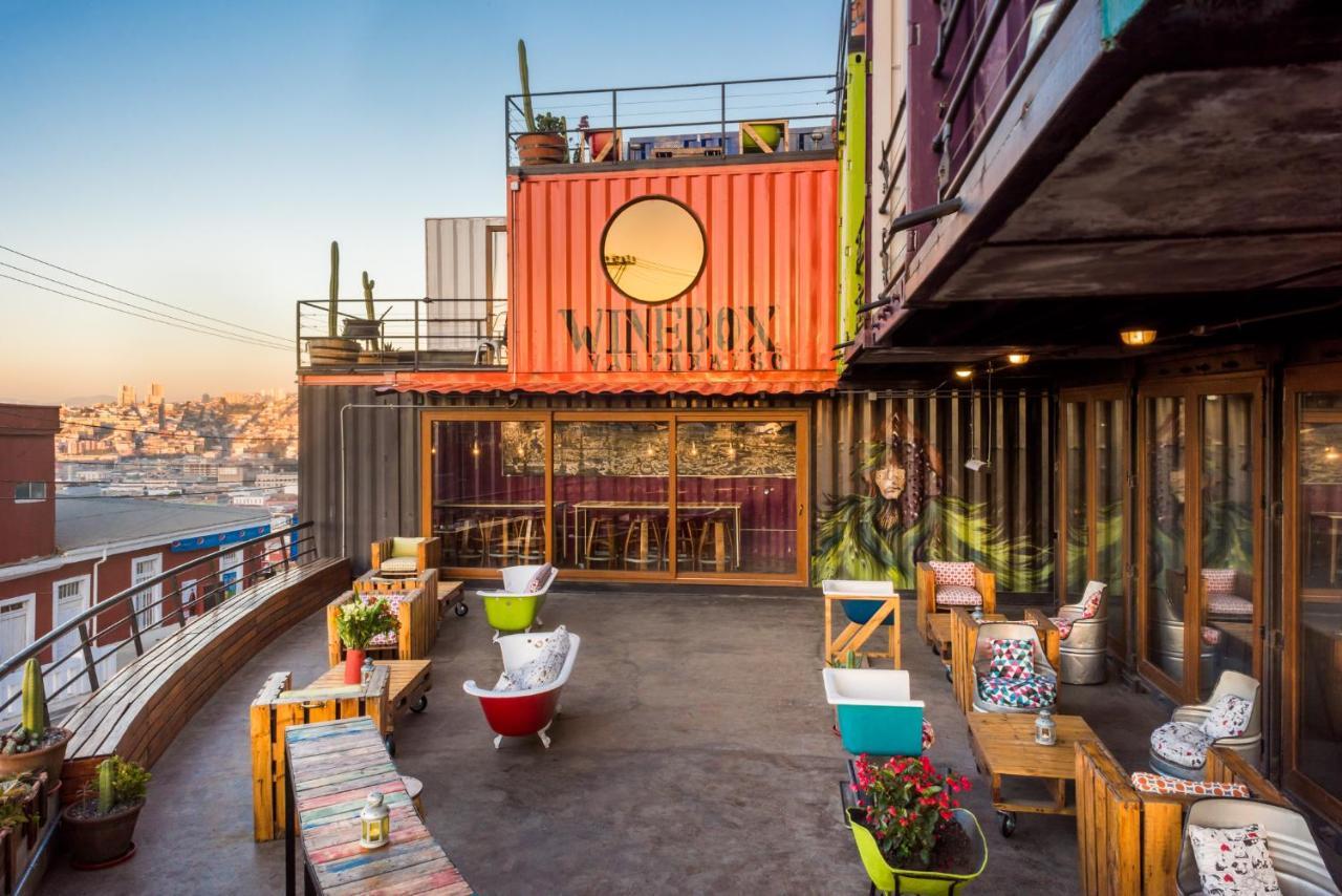 Hotel Winebox Valparaiso Bagian luar foto