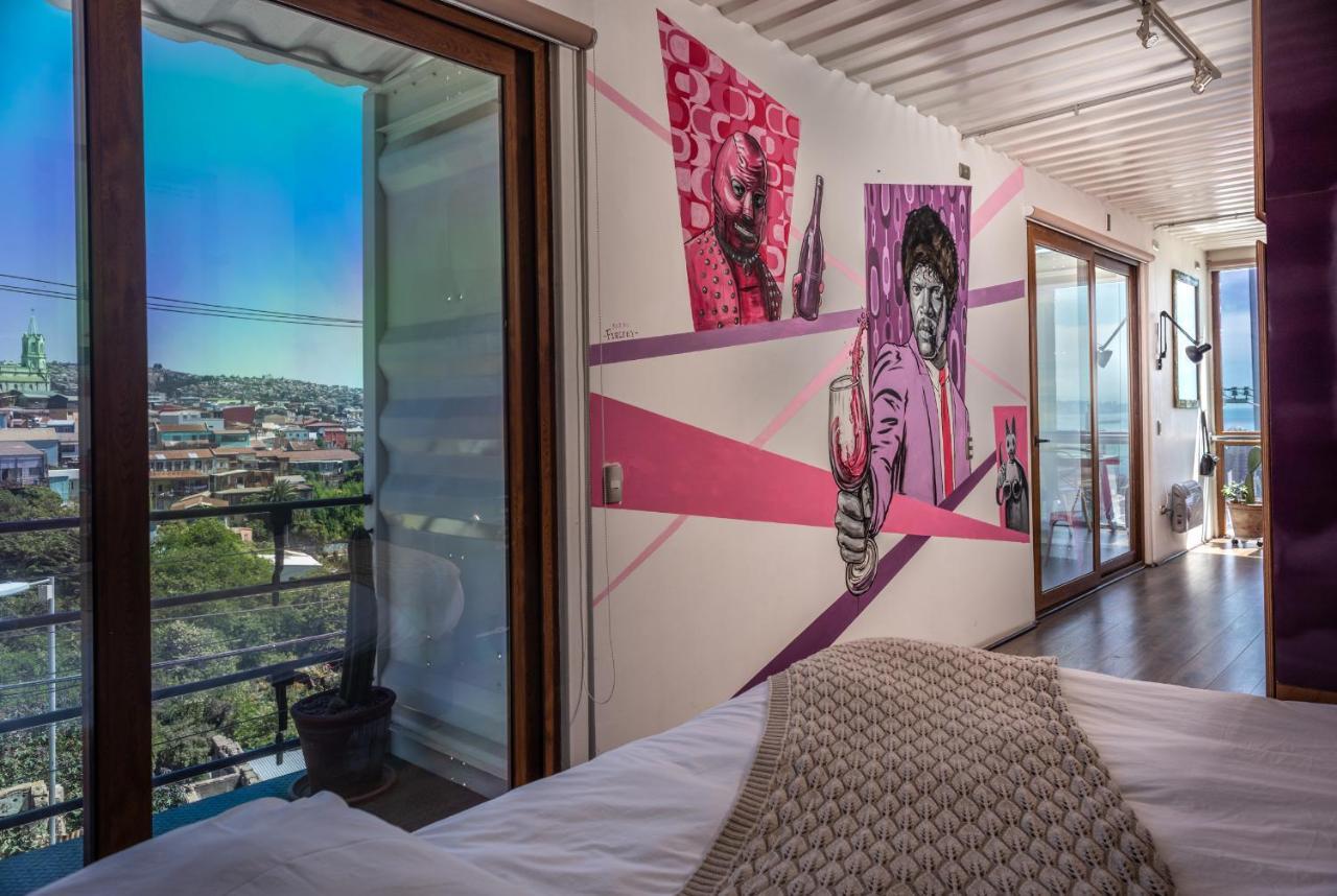 Hotel Winebox Valparaiso Bagian luar foto